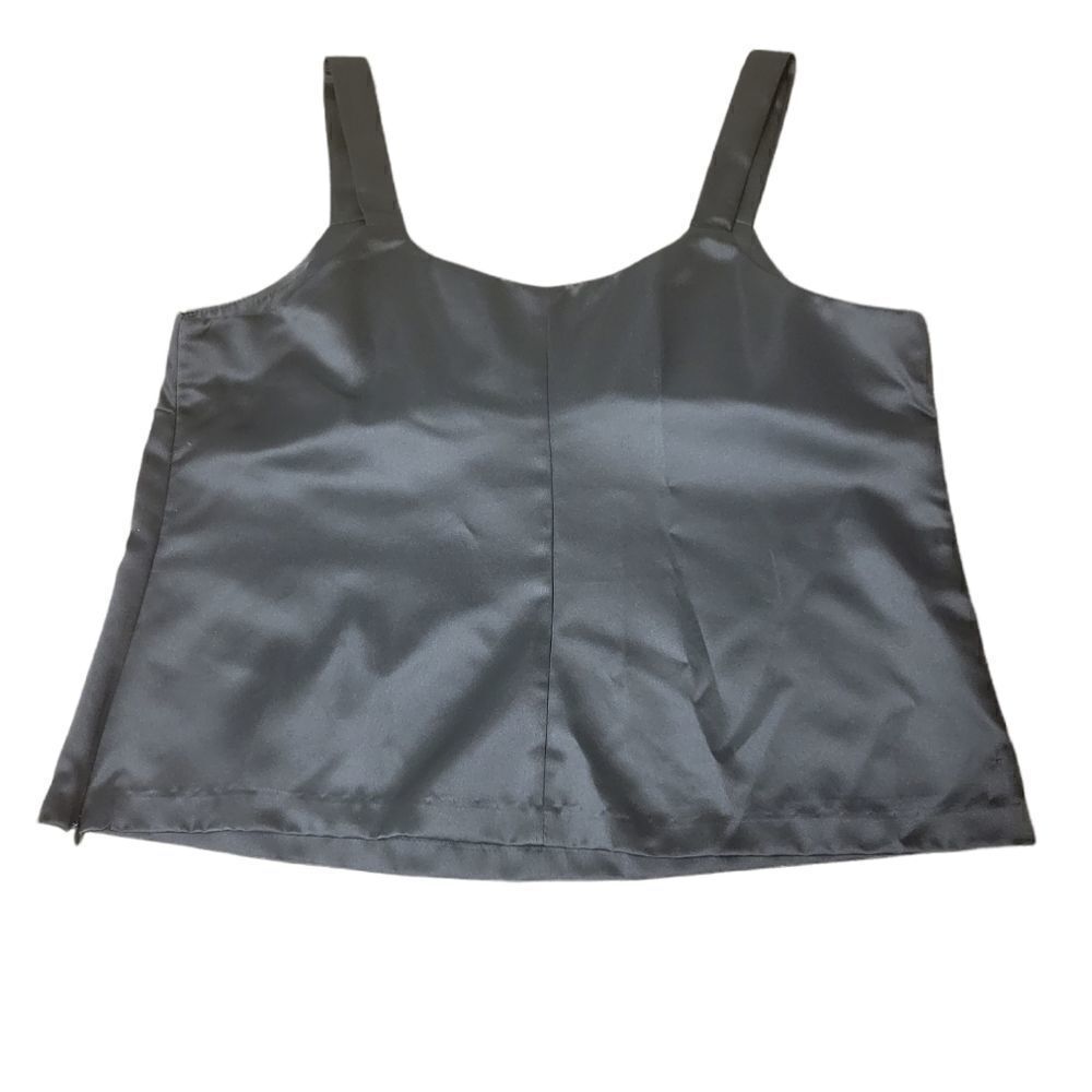 Satin Jeweled Tank Top - Picture 3 of 4